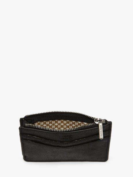 Kaarthouder Leder Mila louise Zwart vintage 3570XC ander zicht 1